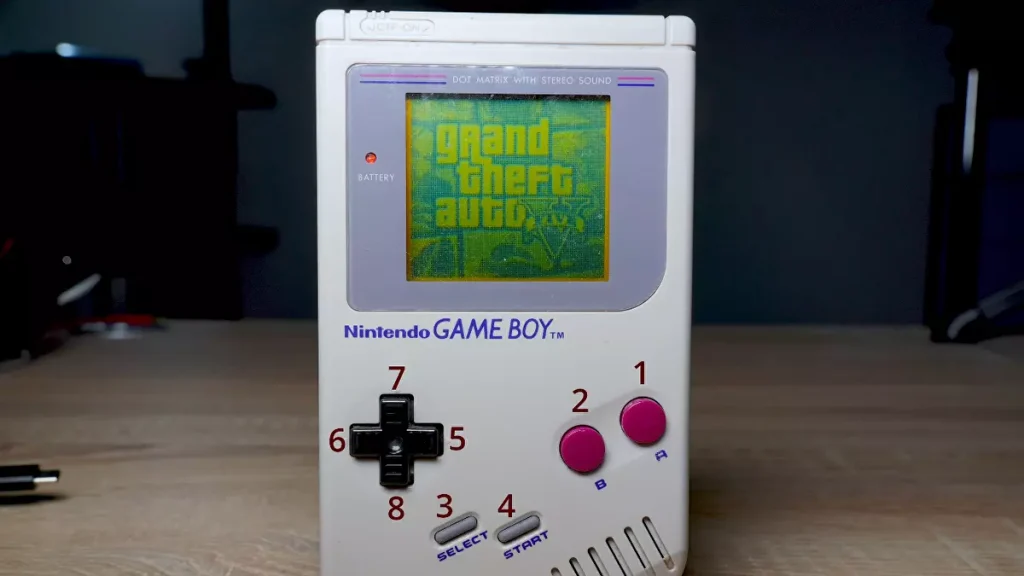 Você Sabia que dá para jogar GTA 5 num Game Boy?